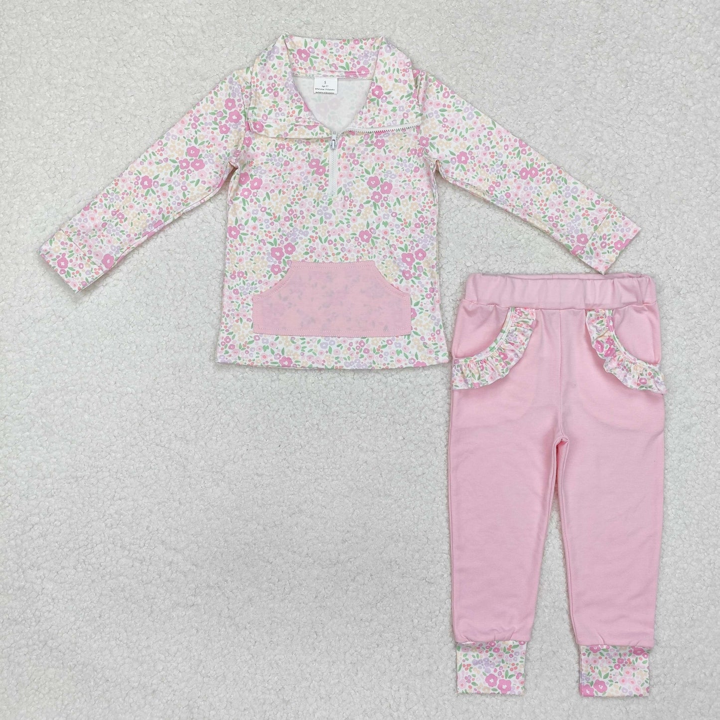 Girl Pink Pant Set
