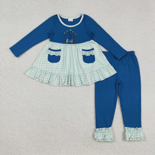 Girl Nativity Scene Pant Set