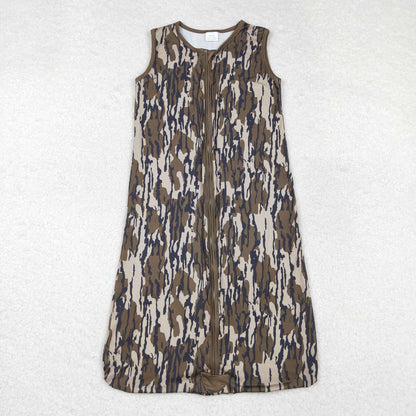 Boy Camo Sleep Sack Romper