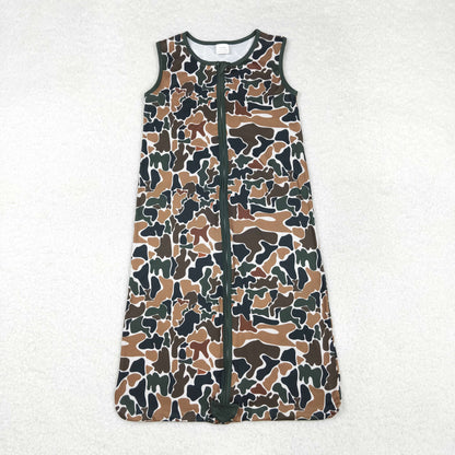 Boy Camo Sleep Sack Romper