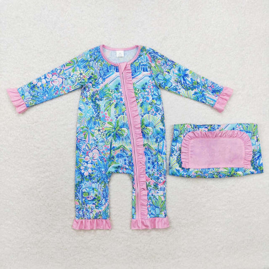 Girl Blue Romper