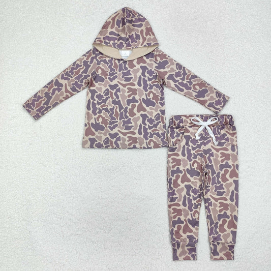 Boy Camo Hoodie Pant Set
