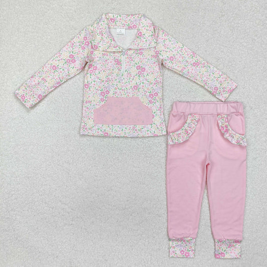 Girl Pink  Pant Set