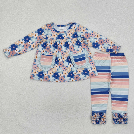 Girl Flower Pant Set