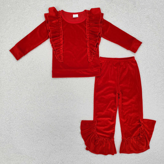 Girl Red Velvet Set